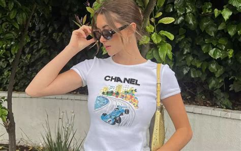 chanel formula 1 shirt|chanel's f1 t shirt.